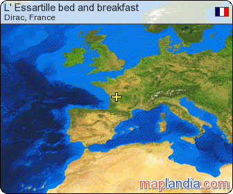 L' Essartille bed and breakfast satellite map