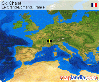 Ski Chalet satellite map
