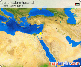 dar al-salam hospital satellite map