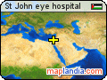St John eye hospital satellite map