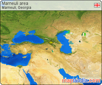 Marneuli area satellite map