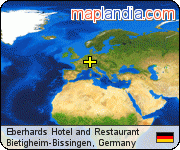 Eberhards Hotel and Restaurant satellite map