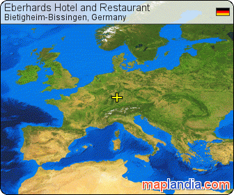 Eberhards Hotel and Restaurant satellite map