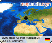 BMW Head Quarter Automotive satellite map