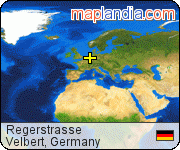 Regerstrasse satellite map