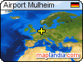 Airport Mulheim satellite map