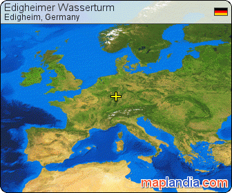 Edigheimer Wasserturm satellite map