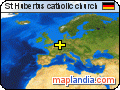St Hubertus catholic church satellite map