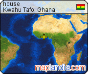 house satellite map