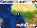 Obo Community Library satellite map