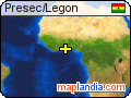 Presec/Legon satellite map