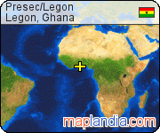 Presec/Legon satellite map