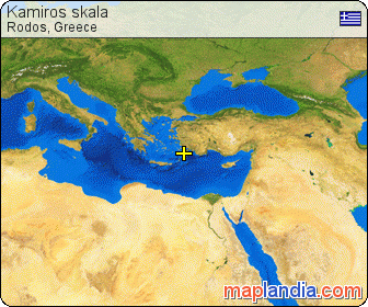 Kamiros skala satellite map