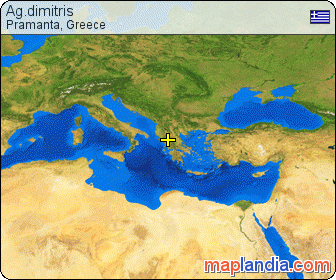 Ag.dimitris satellite map