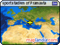sport stadium of Pramanta satellite map