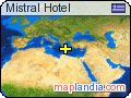 Mistral Hotel satellite map