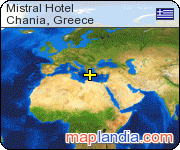 Mistral Hotel satellite map