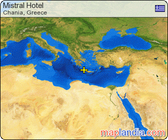 Mistral Hotel satellite map
