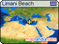 Limani Beach satellite map