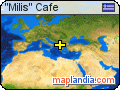 "Milis" Cafe satellite map