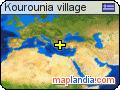 Kourounia village satellite map