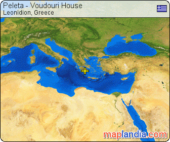 Peleta - Voudouri House satellite map