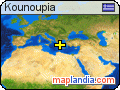 Kounoupia satellite map