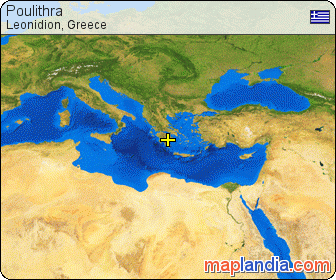 Poulithra satellite map