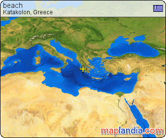 beach satellite map