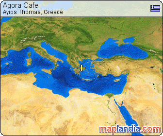 Agora Cafe satellite map