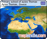 Primary school of ayios Thomas satellite map