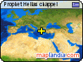 Prophet Helias chappel satellite map