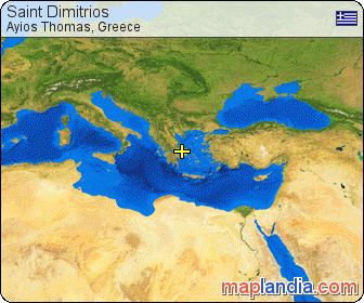 Saint Dimitrios satellite map