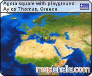 Agora square with playground satellite map