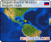Seguin Baptist Mission satellite map