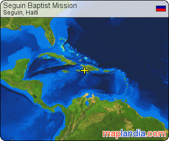 Seguin Baptist Mission satellite map