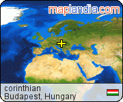 corinthian satellite map