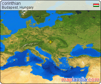 corinthian satellite map