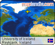 University of Iceland satellite map