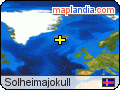 Sólheimajökull satellite map