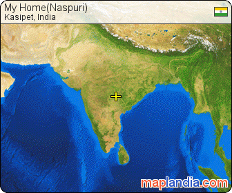 My Home(Naspuri) satellite map