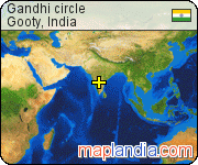 Gandhi circle satellite map