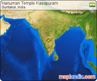 Hanuman Temple Kasapuram satellite map