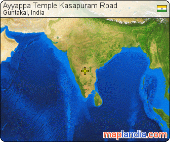 Ayyappa Temple Kasapuram Road satellite map