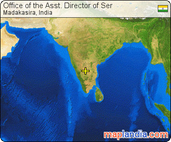 Office of the Asst. Director of Ser satellite map