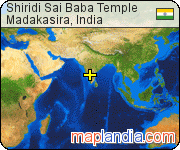 Shiridi Sai Baba Temple satellite map