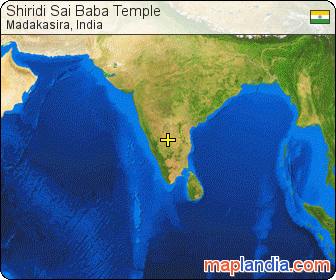 Shiridi Sai Baba Temple satellite map