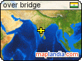 over bridge  satellite map