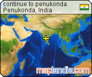 continue to penukonda satellite map