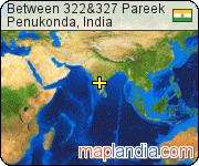 Between 322&327 Pareek satellite map